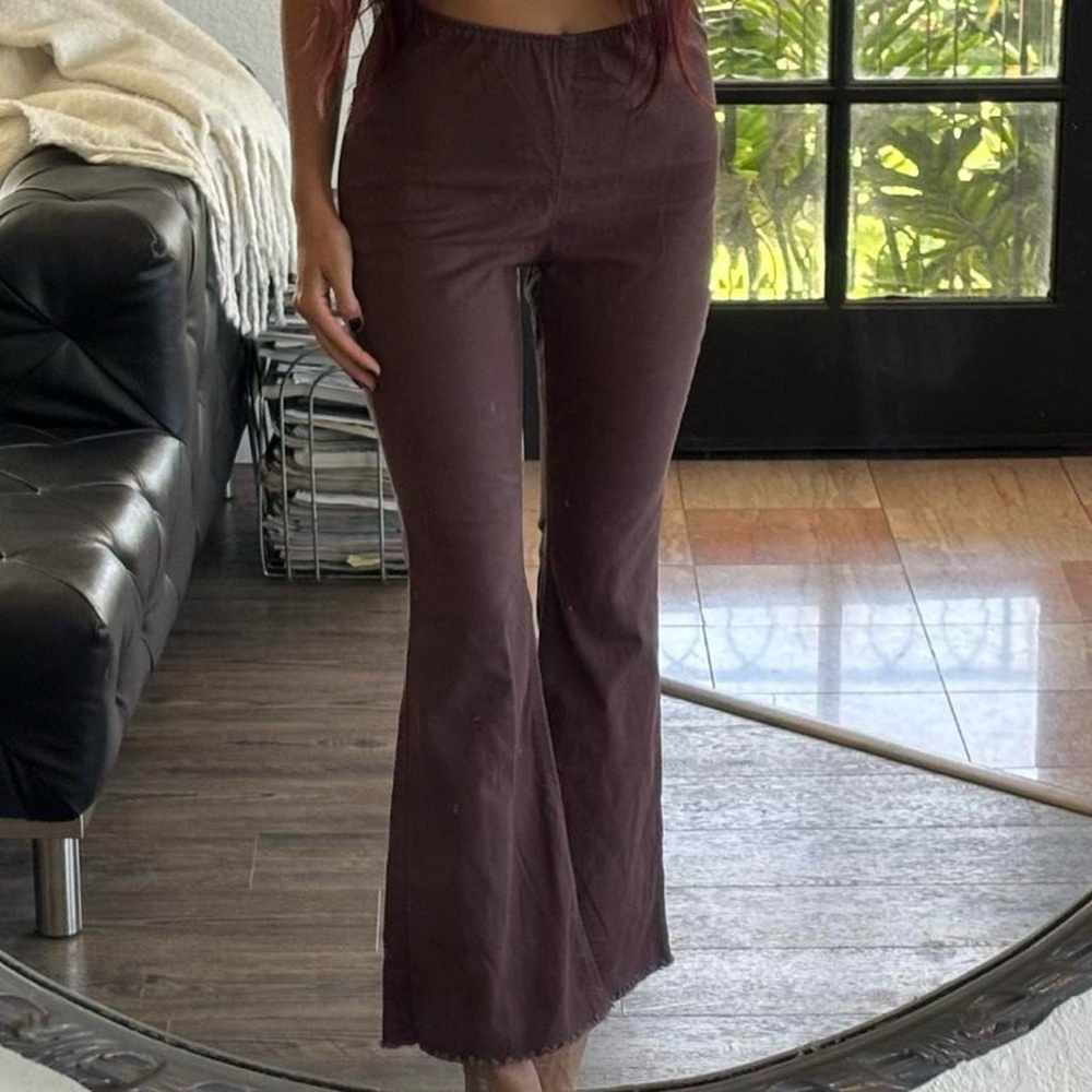 Flared Tinseltown Chocolate Brown Pants